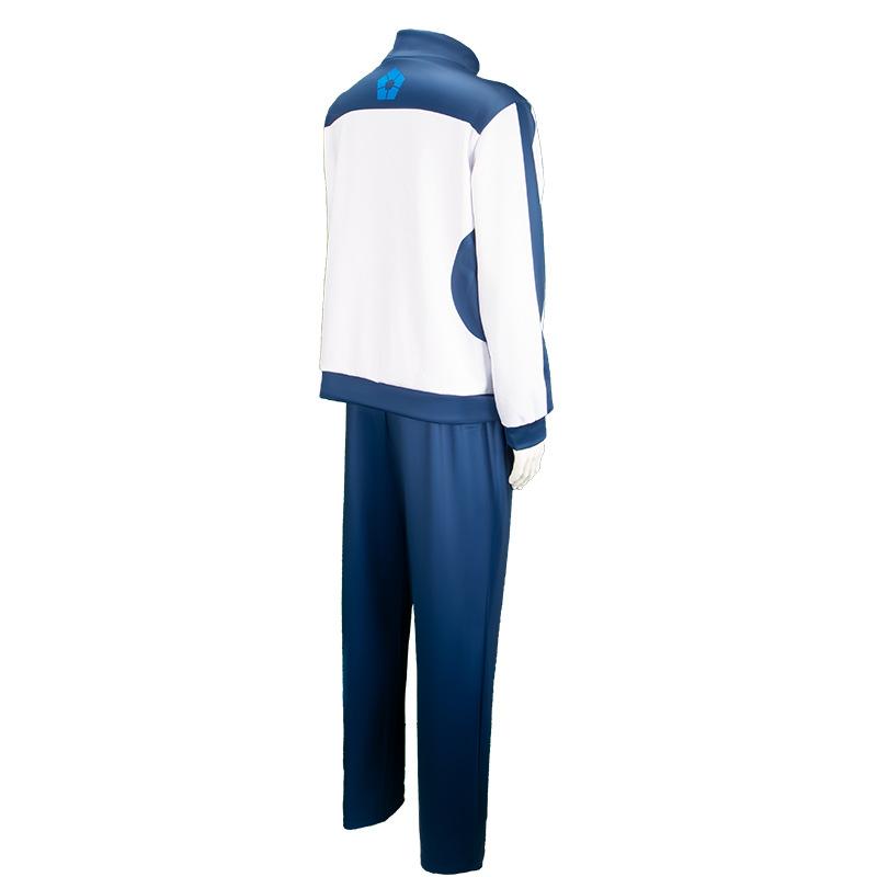 Maglia da prigione blu Jieshi una ape schiena set sportivo cosplay tuta per giochi di ruolo