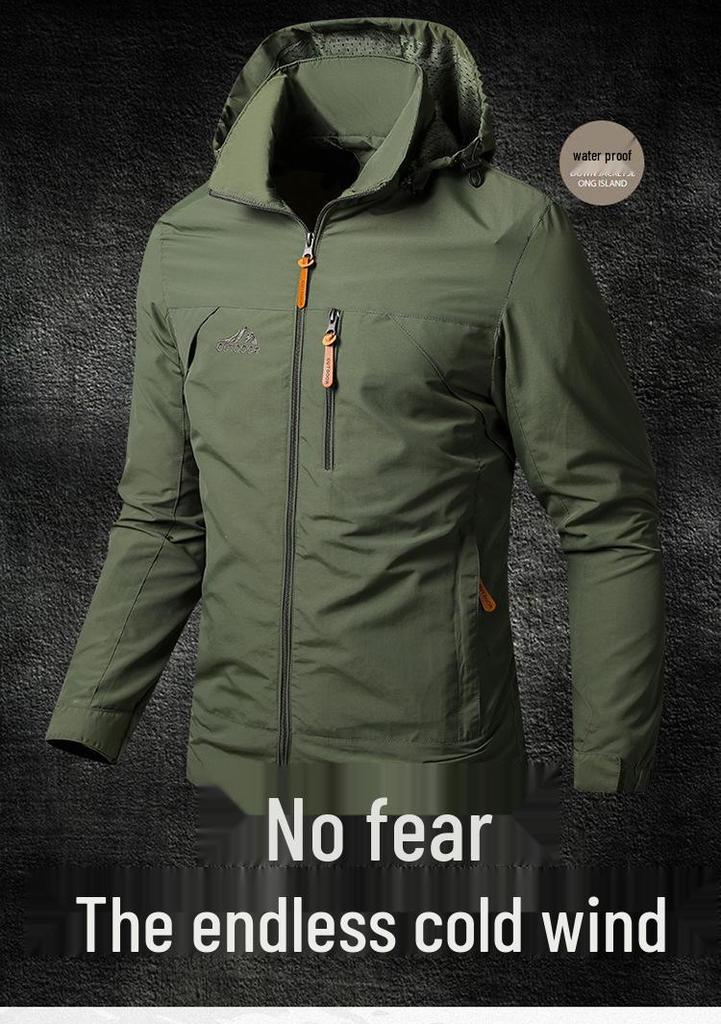 Men's Trendy Outdoor Windbreaker Jacket: Spring/Autumn Mountaineering & Sports