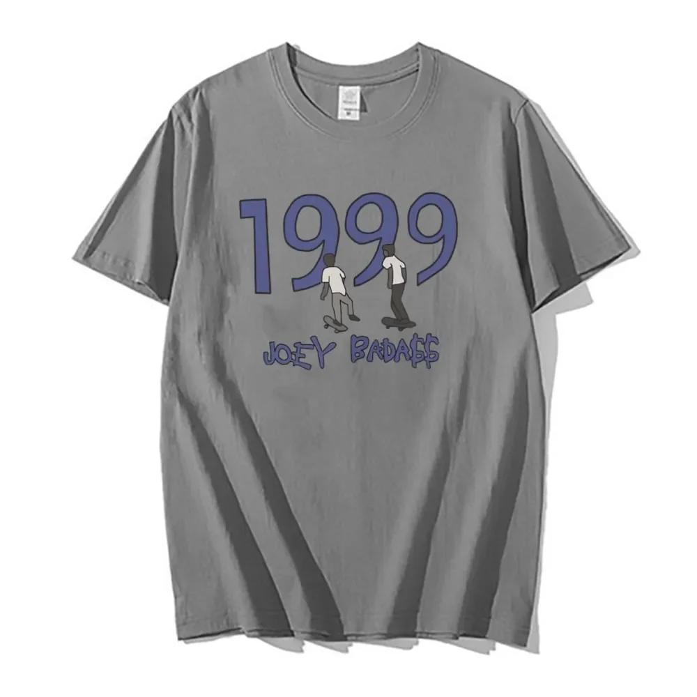 Rapper 1999 Joey Badass Print T-shirts Men Hip Hop Vintage Tshirt Male Korean Fashion Trend Oversized T-shirt Men's Streetwear