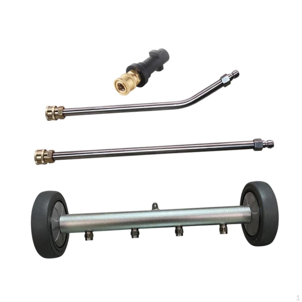 Pressure Undercarriage Cleaner 4000 PSI Multipurpose Premium Underbody Car Wash Water Broom Washer