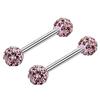 Donne strass lingua naso anello capezzolo orecchini gioielli piercing per il corpo