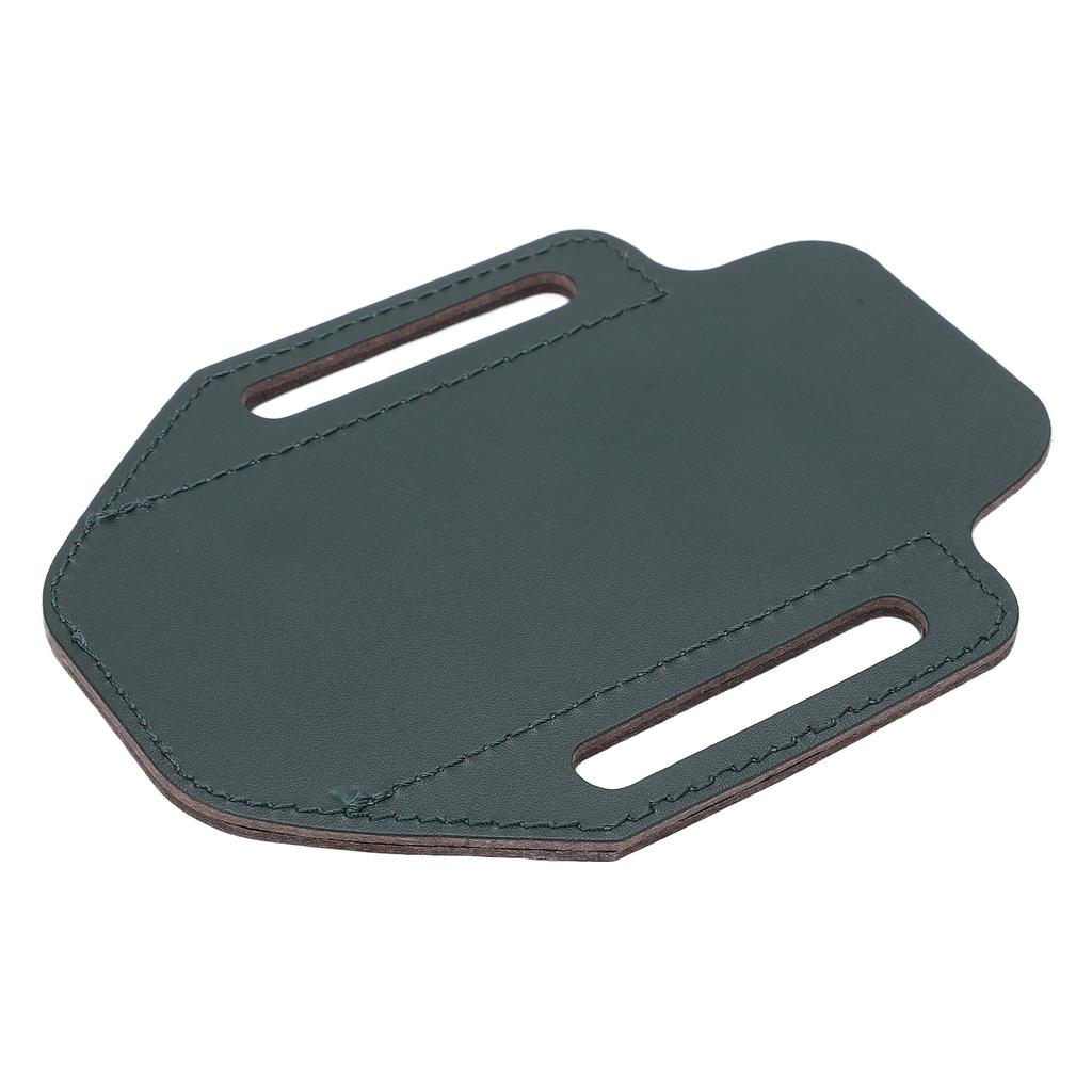Leather Multitool Sheath EDC Single Pocket Organizer Holder for Belt Flashlight CampingGreen