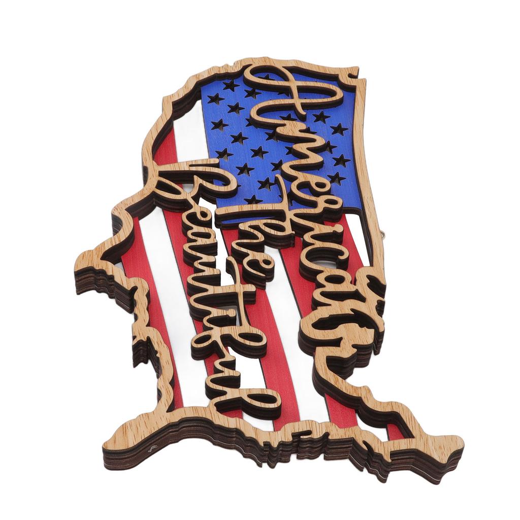 Amerikanischer Unabhängigkeitstag Dekoration Buchsbaum Feine Verarbeitung Amerikanische Flagge Ornament für Wohnzimmer
