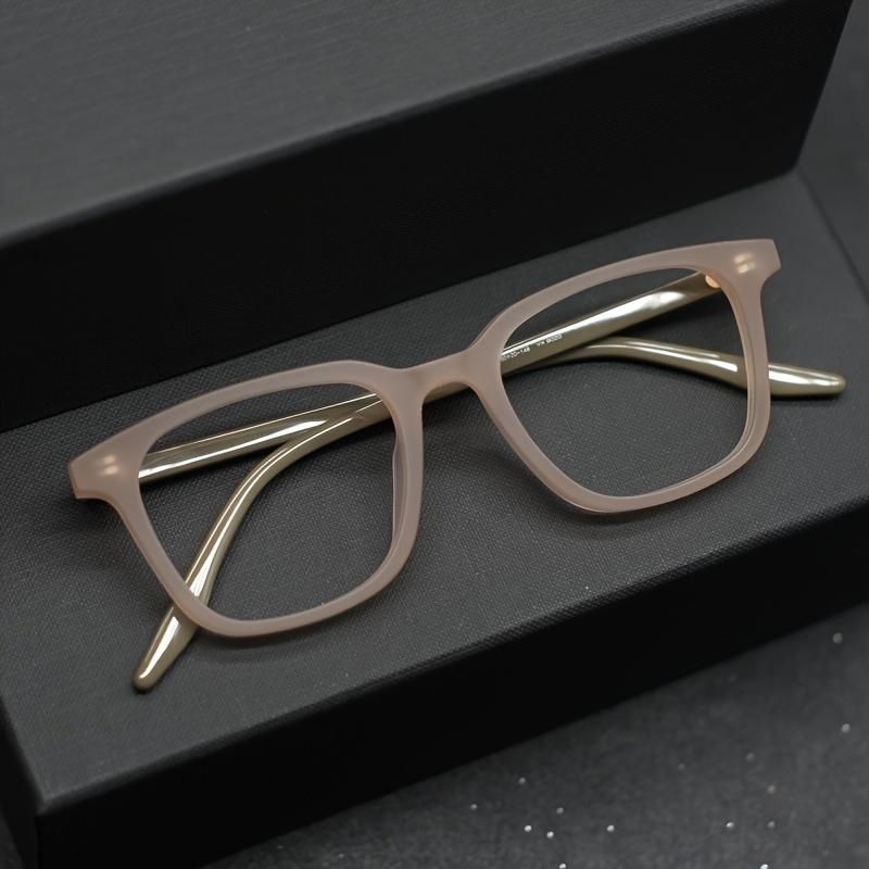 1Pc Square Glasses Frame Unisex Lightweight Eyeglasses With Clear Lenses Frame For Women Men Eyewear