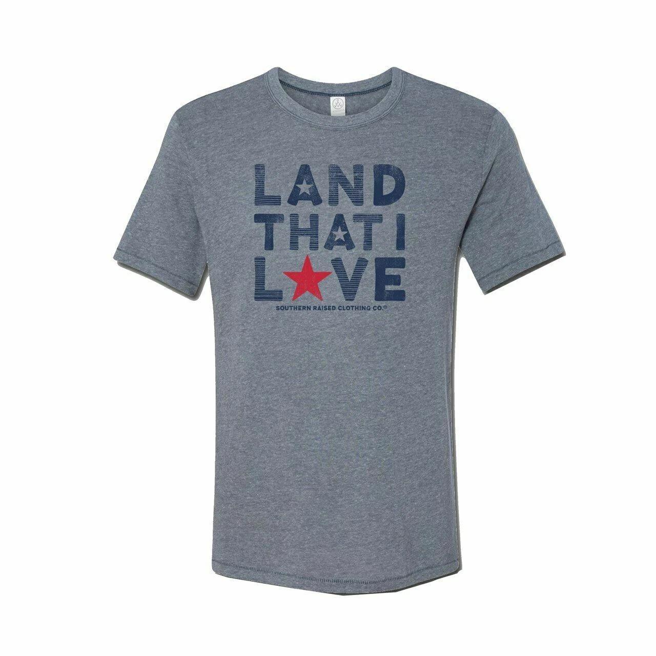 Southern Raised Land Qui I Love Femmes T-Shirt Manche Courte M