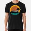 Loon Sunset Faded Look With Retro Colors Size S To 5XL Made In the USA T-Shirt