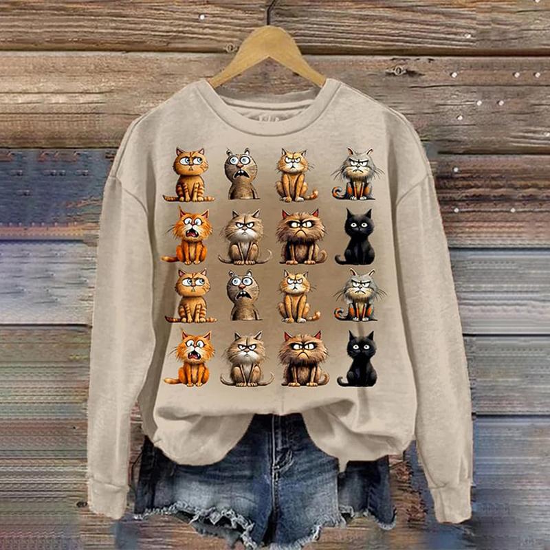 

3D-печать толстовки женские с длинными рукавами пуловер топ блузка с принтом уродливой собаки топ с круглым вырезом новогодние толстовки свободная женская одежда 6XL