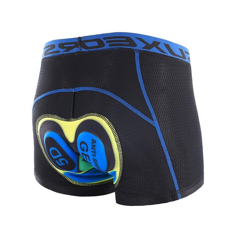 Mens Cycling Shorts With Quick-Dry Breathable Gel Pad Compression Inner Road Mountain Bike Use