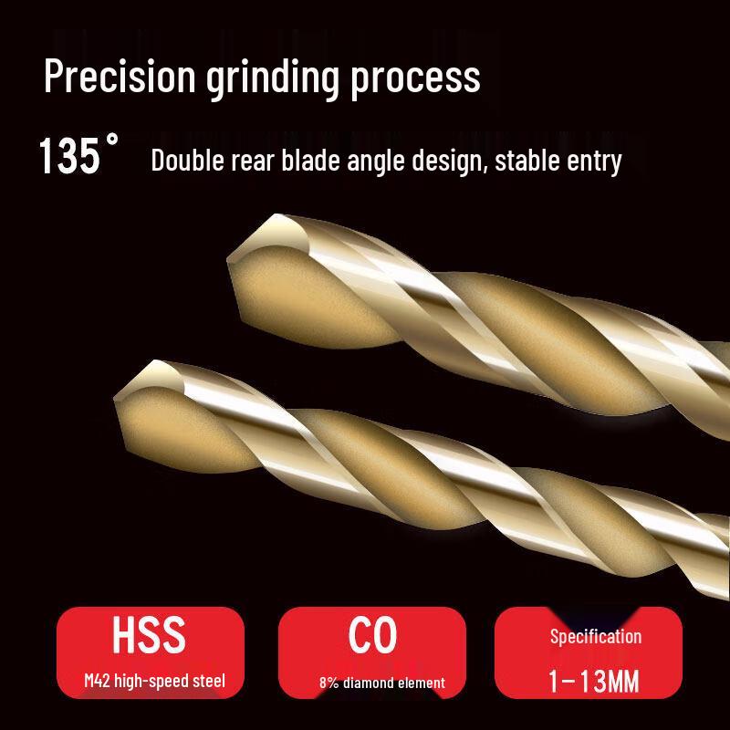 High Cobalt Twist Drill Bit Set