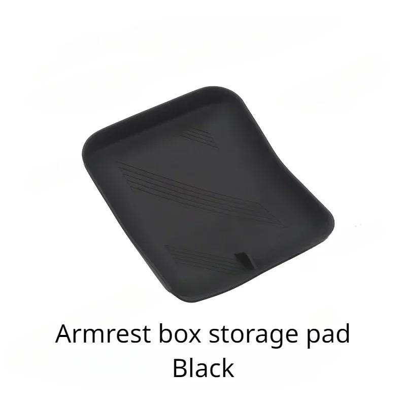 For Tesla Model X S Silicone Pad Protective Cup Holder Wireless Charging Mat Central Control Armrest Storage Box Car Accessories