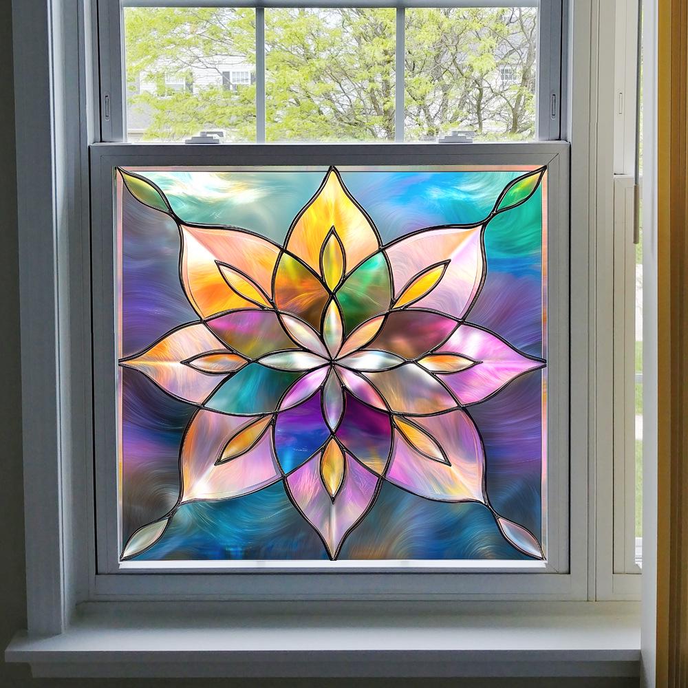 BL301-330 Colored PVC Static Cling Window Film - No Glue Home Decoration