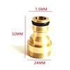 2Pcs Universal Tap Kitchen Adapters Brass Faucet Watering Garden Tools Tap Connector Mixer Hose Adaptor Basin Fitting