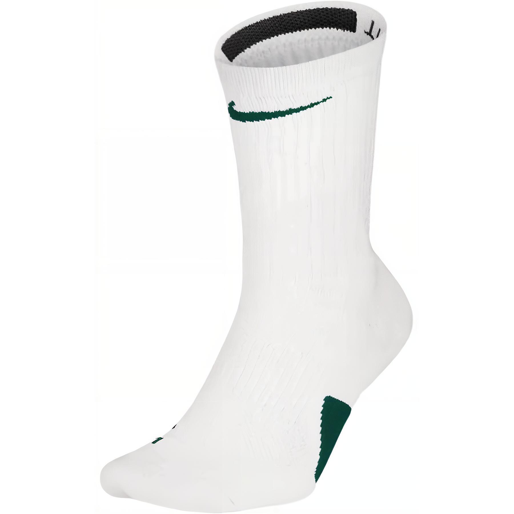 

Nike Elite Crew Basketball Socks Unisex 1 Pack White SX7622-104 S