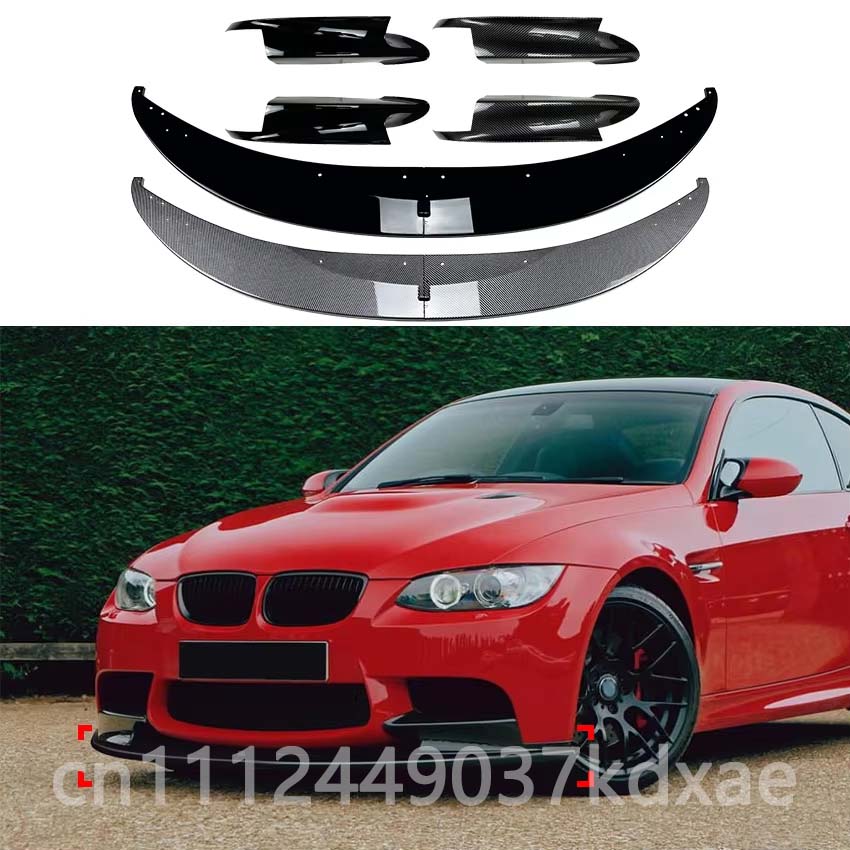 For 2006-2013 BMW 3 Series M3 E90 E91 E92 E93 Auto Accessories Modification Exterior Front Bumper Spoiler Lip Splitter Diffuser