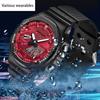 Hand-raising Lamp Multifunctional Men's Electronic Watch Waterproof Alarm Clock Watch