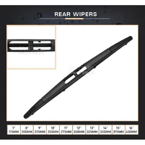 For Mitsubishi ASX 2010-2019 2011 2012 2013 2014 Wiper Front&Rear Wiper Blades Windshield Windscreen Window Brushes 24"+21"+10"