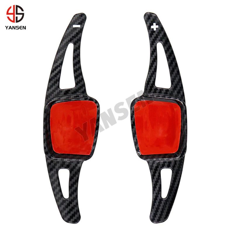 Paddle Shifter for VW Golf 8 MK8 R GTI R Line Tiguan Passat Atlas CC Steering Wheel Paddle Shift Carbon Sticker Accessories