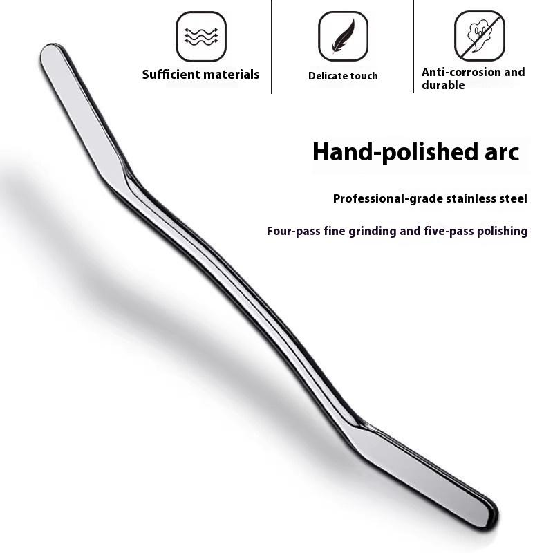 Strumento per Massaggio con Raschiamento Gua Sha per Grandi Muscoli Mobilizzazione Tessuti Molli Coltello Fasciale in Acciaio Inossidabile 304
