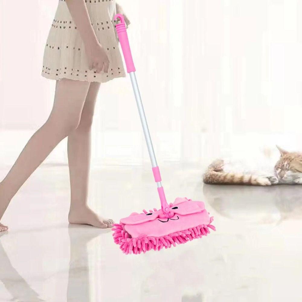 Mini Floor Mop Toy Portable Cleaning Mop Back To School Supplies Children's Mop  Kids