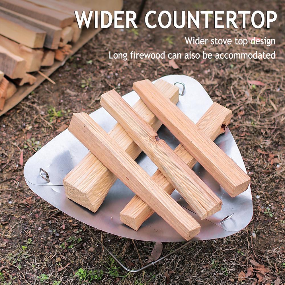 

Camping Burning Fire Rack Portable Fire Burning Frame Stainless Steel Detachable with Storage Bag Outdoor Accessories China Mainland