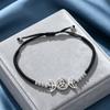 Dawapara Wiccan Triple Moon Trinity Knot Women Adjustable Bracelet Goddess Symbol Good Luck Charm Stainless Steel Jewelry