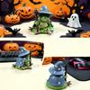 Detailed Star Moon Spider Figure Witch Frog Ornaments, Resin Magic Wizard Figurine, Micro-landscape Miniature Waterproof Micro Landscape Statue