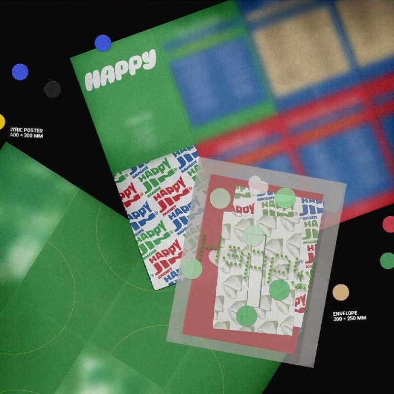 Jin   Happy Solo Album  3 Types Set 