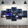 Five-Piece Hd Modular Picture Racing Print Canvas Painting Wall Art Poster Home Decor Living Room Wall Painting Without
