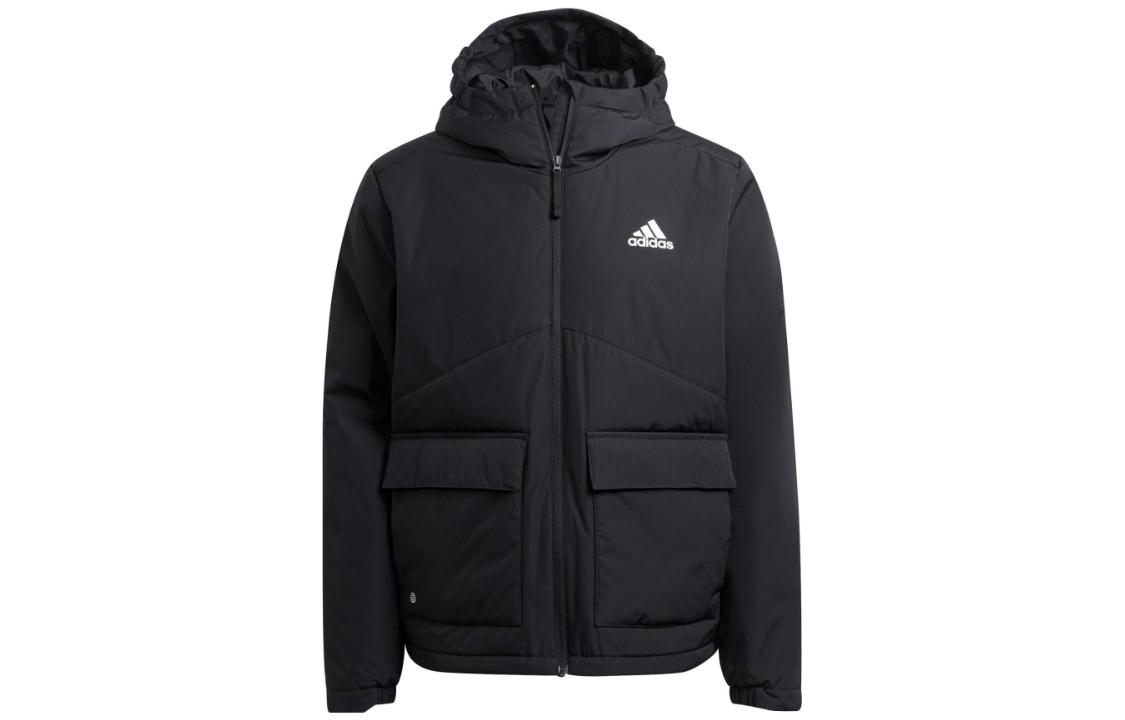 Adidas Jackets Men s Black Hooded Moderate Other H65766 S