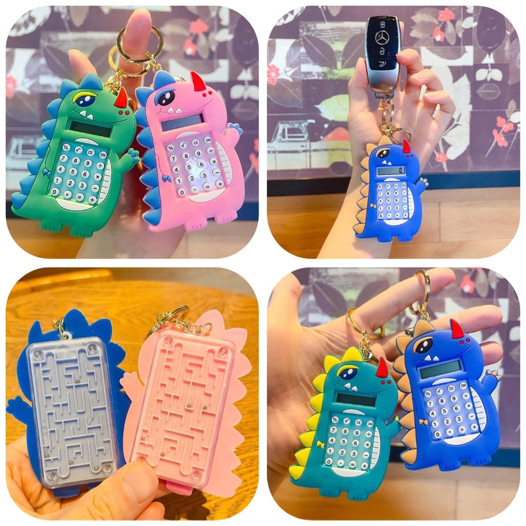 Lovely Resin Dinosaur Maze Keychain Creative Kids Toy Decoration