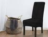 Cover Chair Thick Black Velour Size L Large High Backrest 70Cm