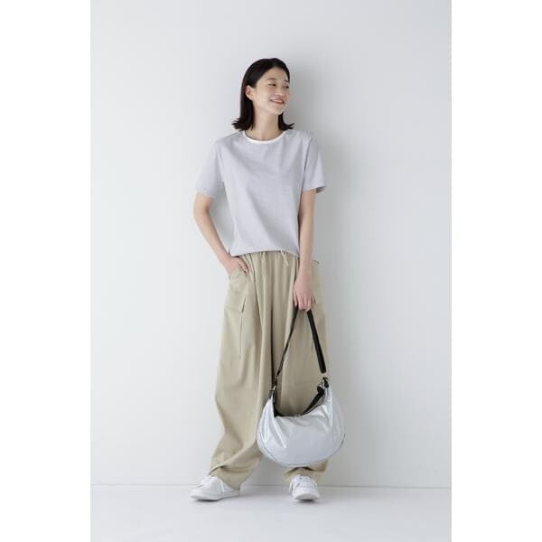 Human Woman Short Sleeve Striped Size M T-Shirt (Organic Cotton) / Women's / 077-5160314 013_Black Striped,