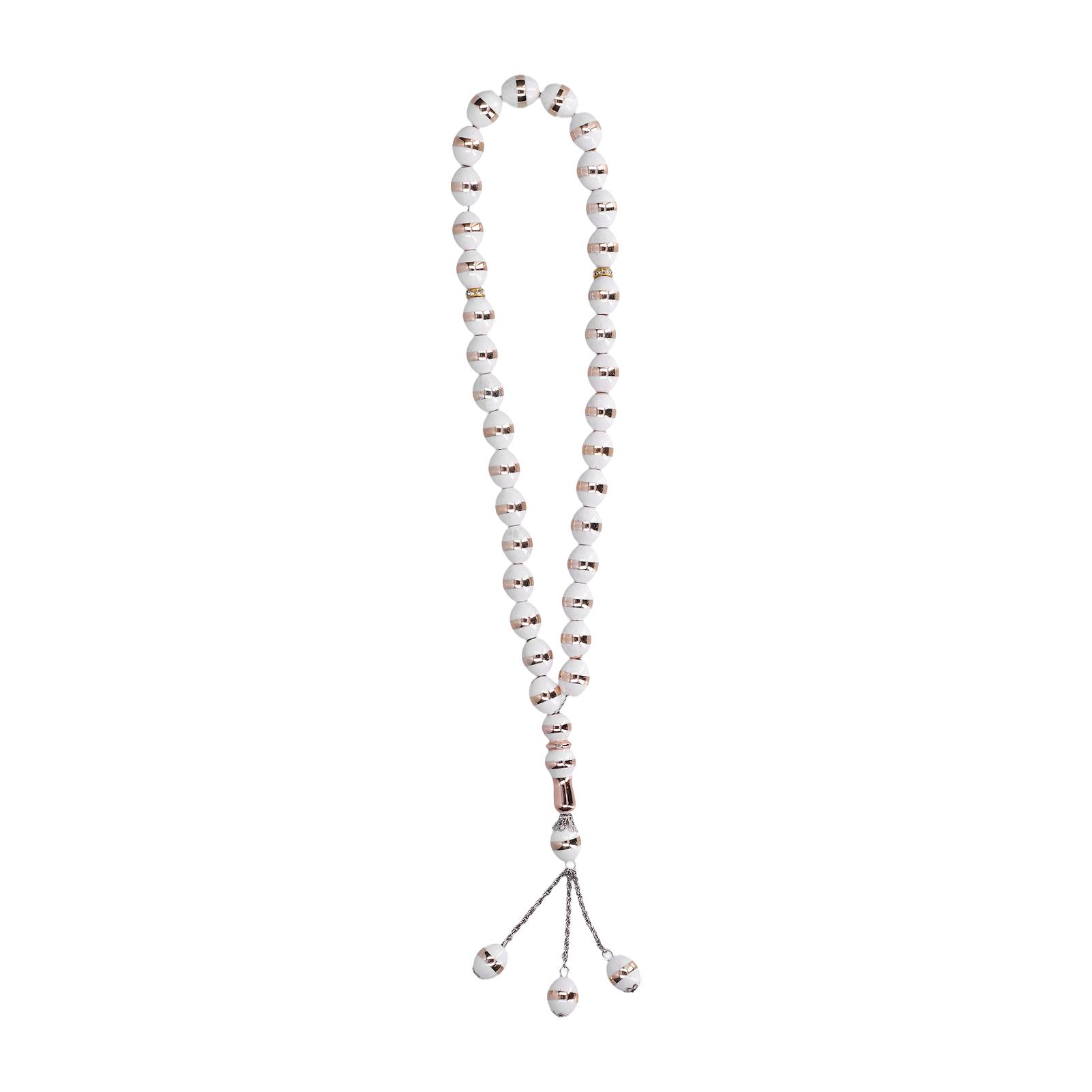 

Молитвенные четки, легкий прочный смоляной элегантный стиль, привлекательный мусульманский браслет для женщин, мужчин, озеро белый