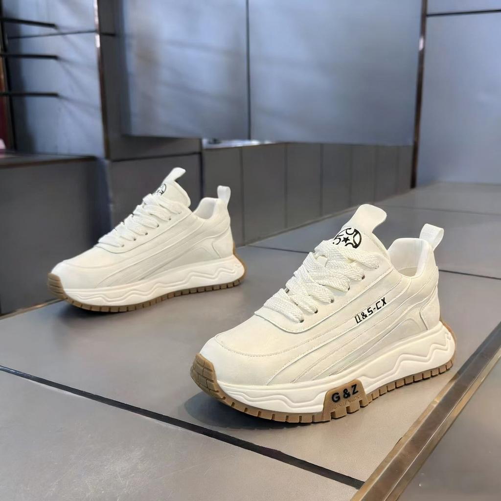 Those Winter Casual Teens Running Non-slip Sports Thick-soled Inner Heightening Forrest Gump Daddy Shoes
