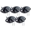 1-5PCS Stainless Marine Boat Oval Drain Plug Raft Screw Sealing Plugs Marine Drain Plug Boat Marine Yacht Raft Drain Hole Plug