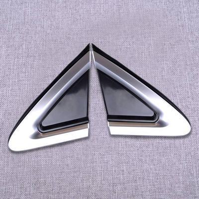 Front Left Right Side Exterior Mirror Corner Triangle Cover Pillar Trim ABS Fit for Cadillac XT5 2017 2018