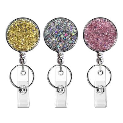 Clip Name Tag Holder Card Holder Clip Nurse Doctor ID Badge Holder Key Chain Retractable Badge
