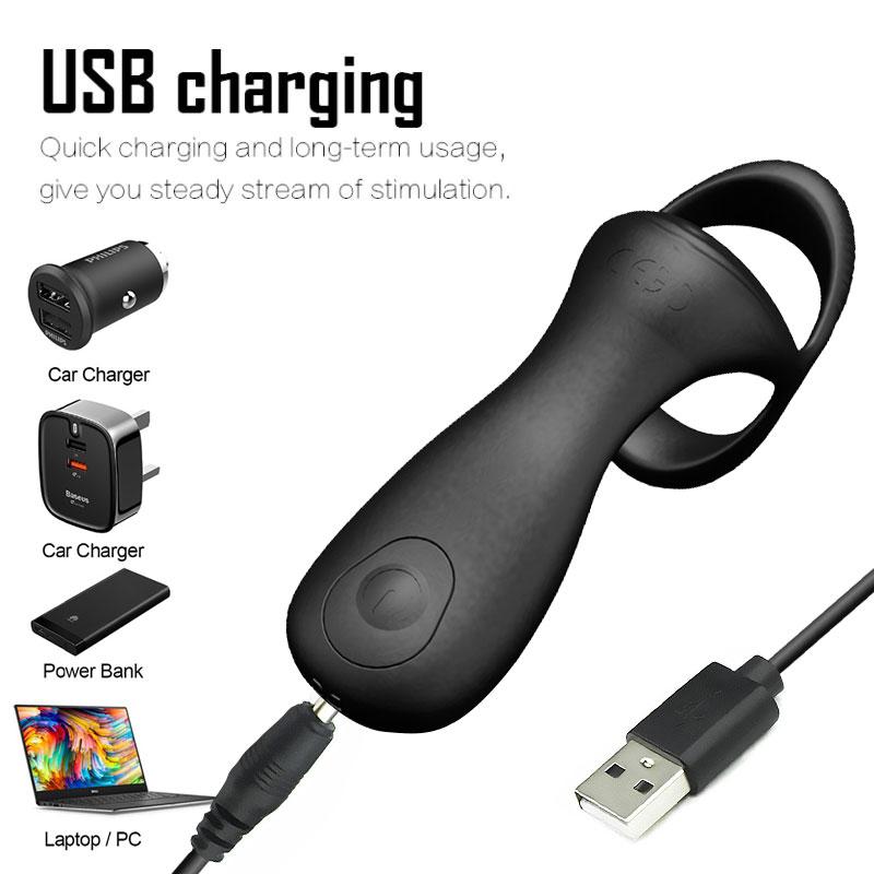 3 In 1 Vibrierender Penisring Männlicher Vibrator Penisring Verzögerung der Ejakulation Hodenmassage Dammstimulator Erwachsenes Sexspielzeug für Männer