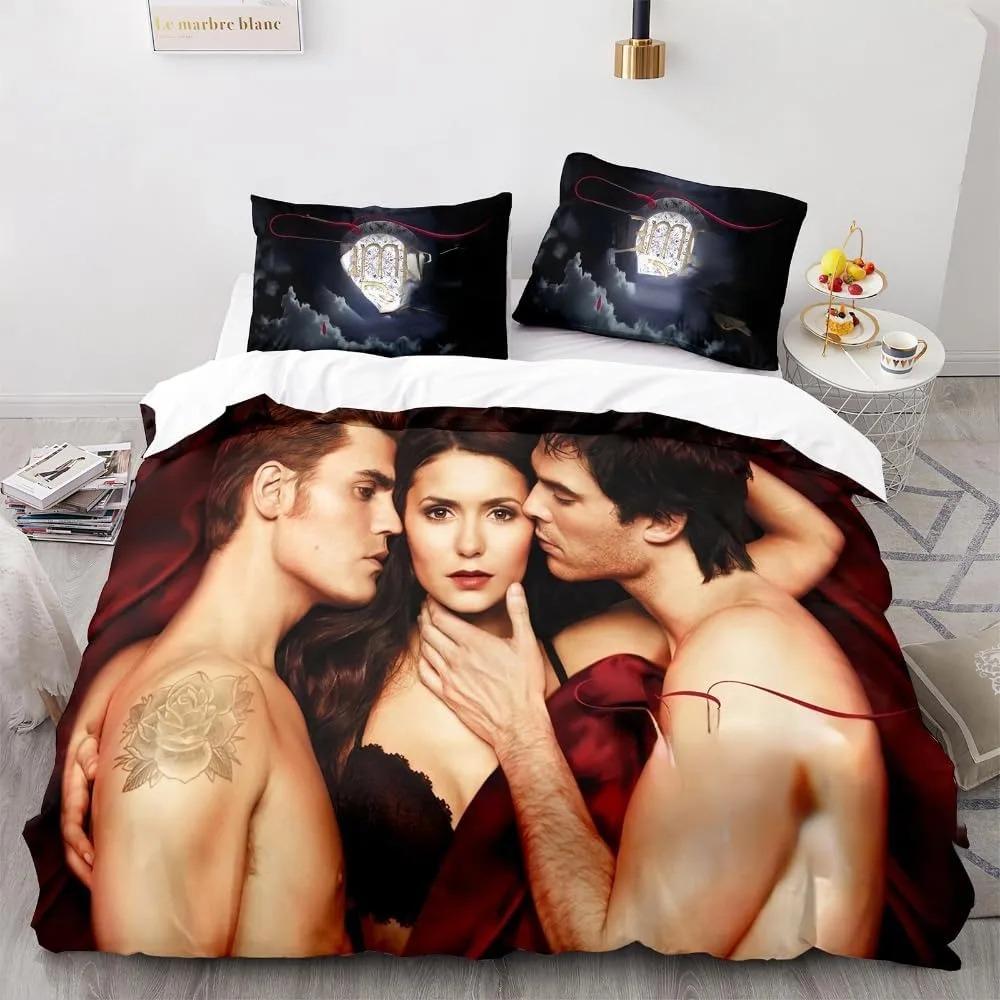 Die Twilight Saga Bettwäsche-Set Einzelbett Twin Full Queen King Size Bettwäsche-Set Vampir-Mädchen Bettbezug Bettwäsche Anzug Geburtstagsgeschenk