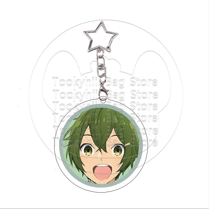 Horimiya Acryl Schlüsselanhänger Kyoko Hori Miyamura Ayasaki Taschenanhänger Zubehör Kawaii Kollektion Anhänger Yanagi Geburtstagsgeschenk