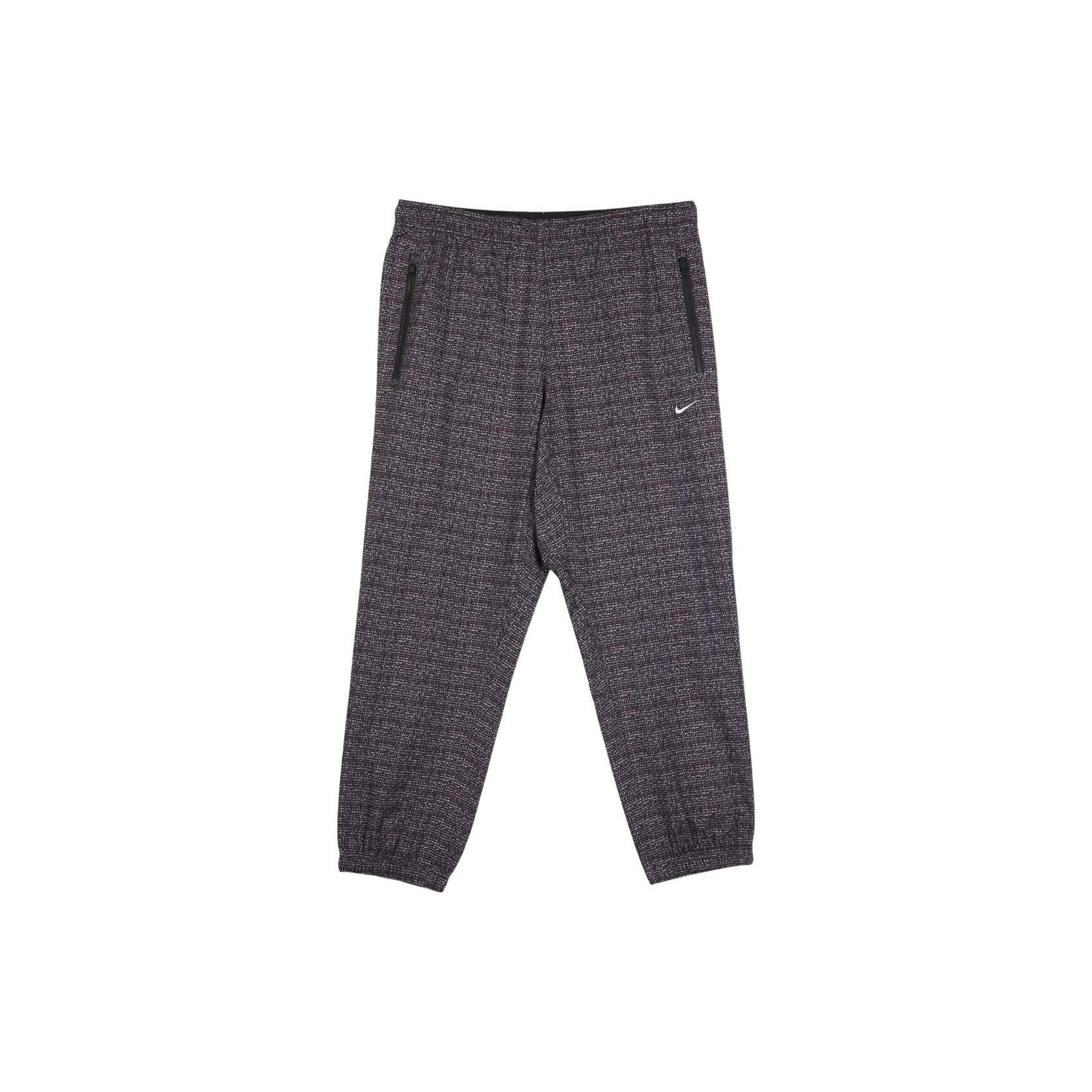 Men s Nike Jacquard Logo Pattern Bundle Feet Woven Casual Pants/Trousers Dark Red CJ0804-010 M