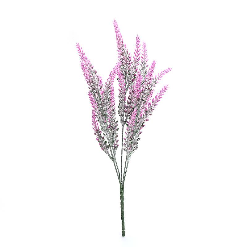 5pcs Artificial Flowers Romantic Lavender Provence Plastic Home Decorative Vase for Wedding Decor Grain Christmas Fake Plant