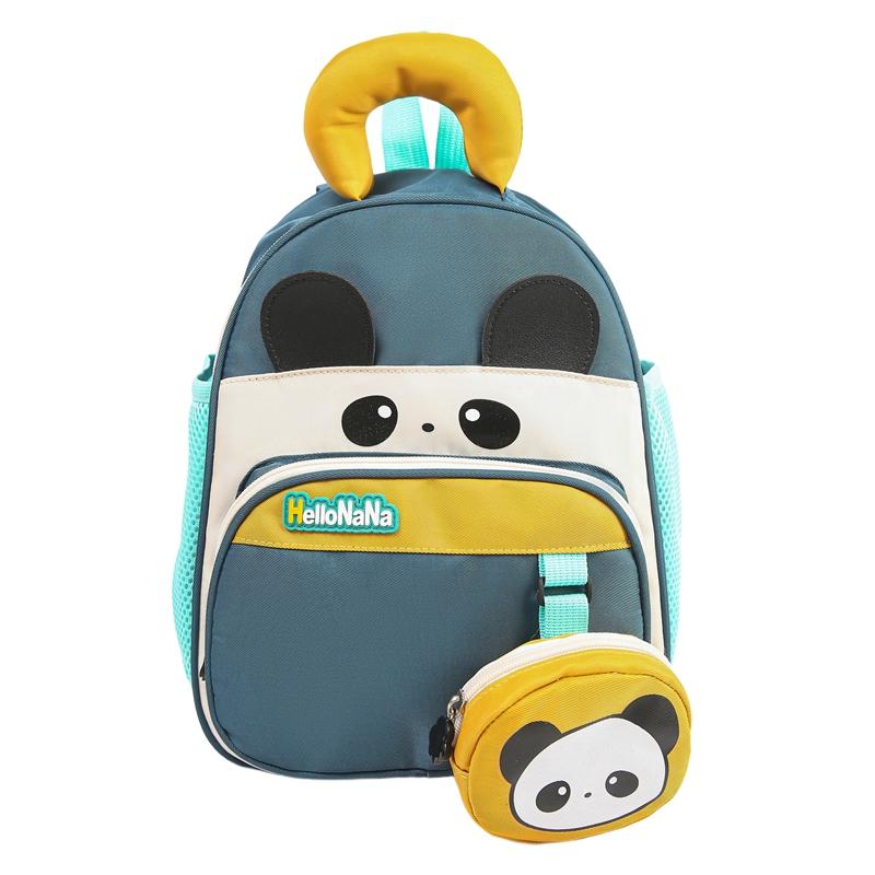 Dziecięcy tornister przedszkolny kreskówkowy mały plecak dla chłopców dziewczynek plecak ze zwierzętami z portmonetką