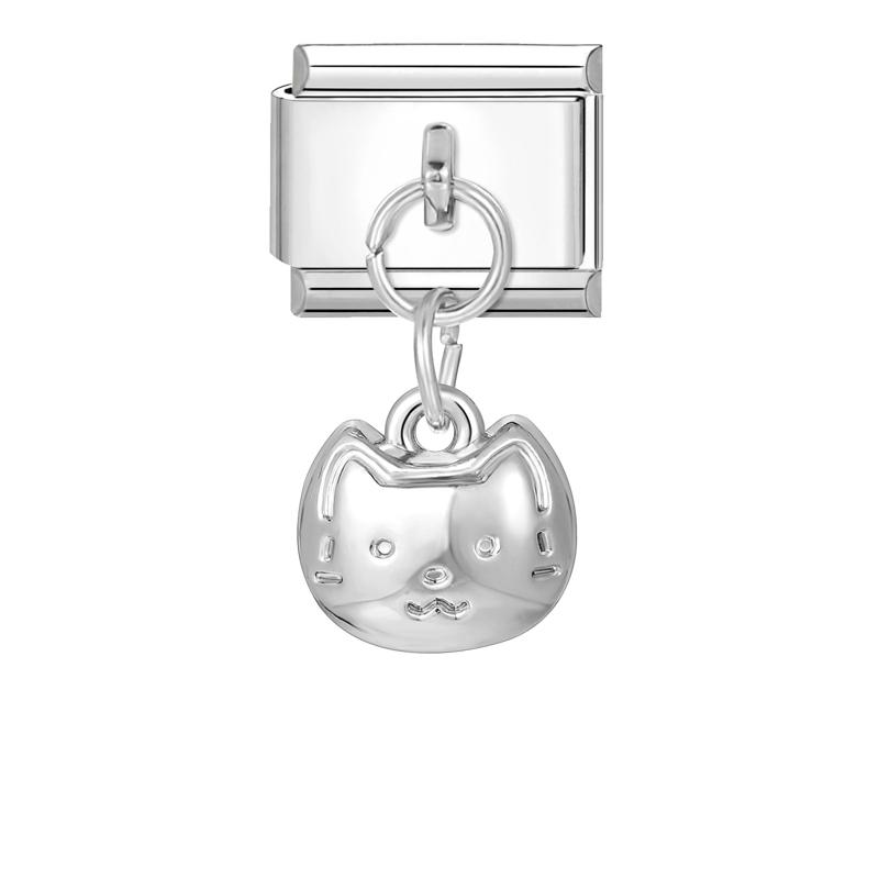 Fashion Magic Wand Heart Sun Baseball Rugby Pendant Italian Charm Link Fit 9mm Stainless Steel Bracelet DIY Making for Men Women