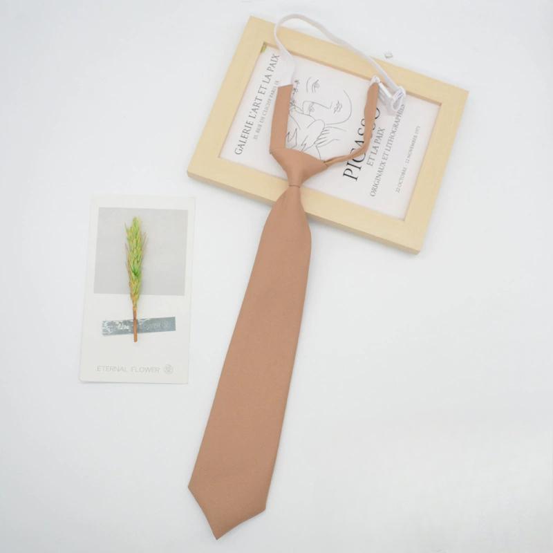 

Маленький ленивый галстук черный бордовый сплошной темно-синий корейский женский милый базовый стиль школьная форма классические галстуки хаки