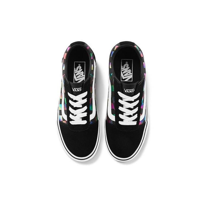 Vans Ward women's low-top colorful checkered skate shoes VN0A5EM62MZ