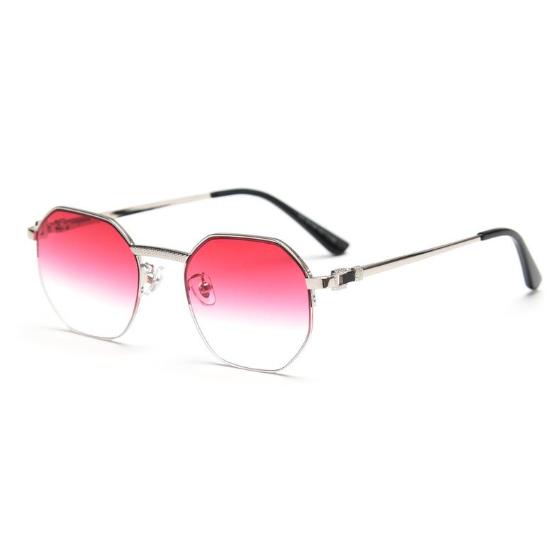 HBK 2022 Luxury Sunglasses Custom Designer Small Rectangle Sun Glasses 2022 Trendy Woman Rimless Sunglasses