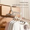 Travel Folding Hanger,Multi-Functional Travel Clothes Hanger,Laundry Room Hanging Rack,for Travel, Hotel Stays, Business Trips