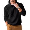 Herbst Frühling Herren Hoodie mit großer Tasche Kordelzug lange Ärmel dicker Pullover