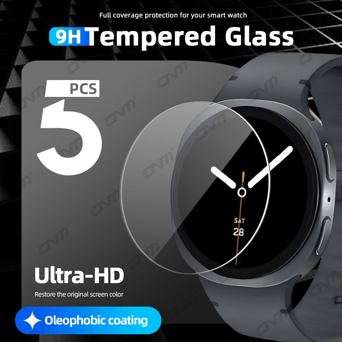 

Закаленное стекло 9H для Samsung Galaxy Watch 8 Classic 40 мм 44 мм 46 мм Ultra (2025) Защитное стекло для экрана 47 мм Пленка Ultra-HD for Watch 8 40mm